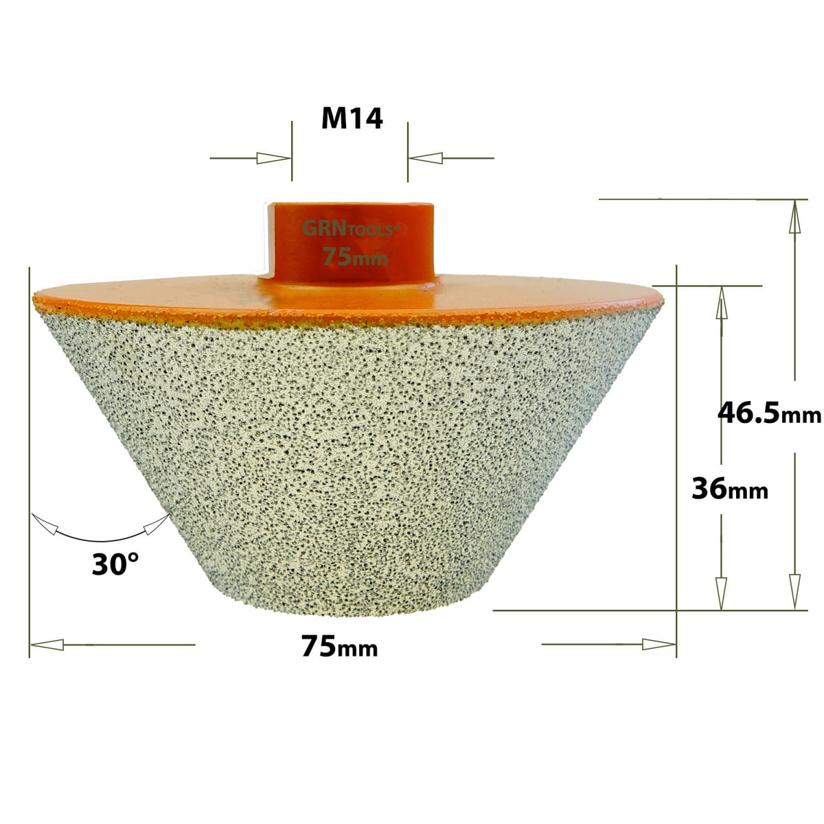 Gatzaag voor extreem harde materialen D=70mm
