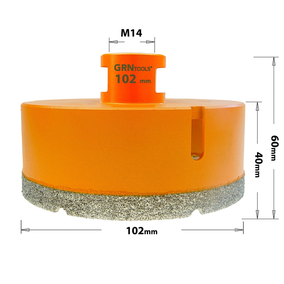Gatzaag voor extreem harde materialen D=102mm