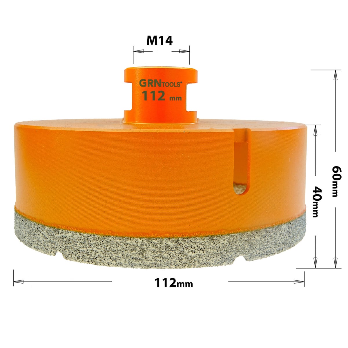 Gatzaag voor extreem harde materialen D=112mm
