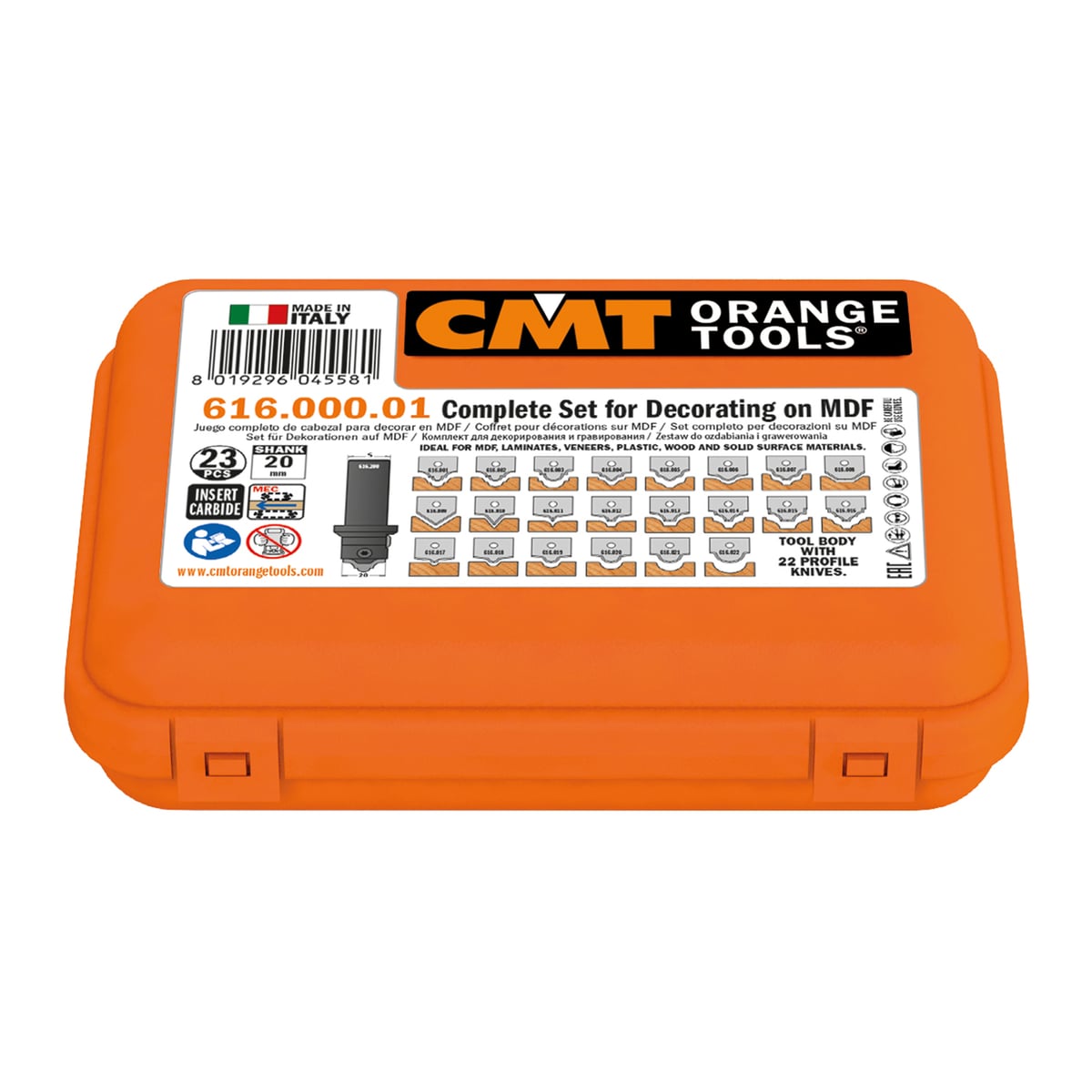 Multifreesset met wisselmessen, HWM