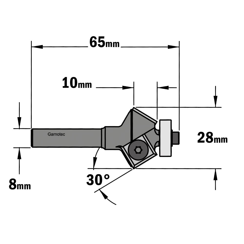 Schuine kantenfrees, HWM