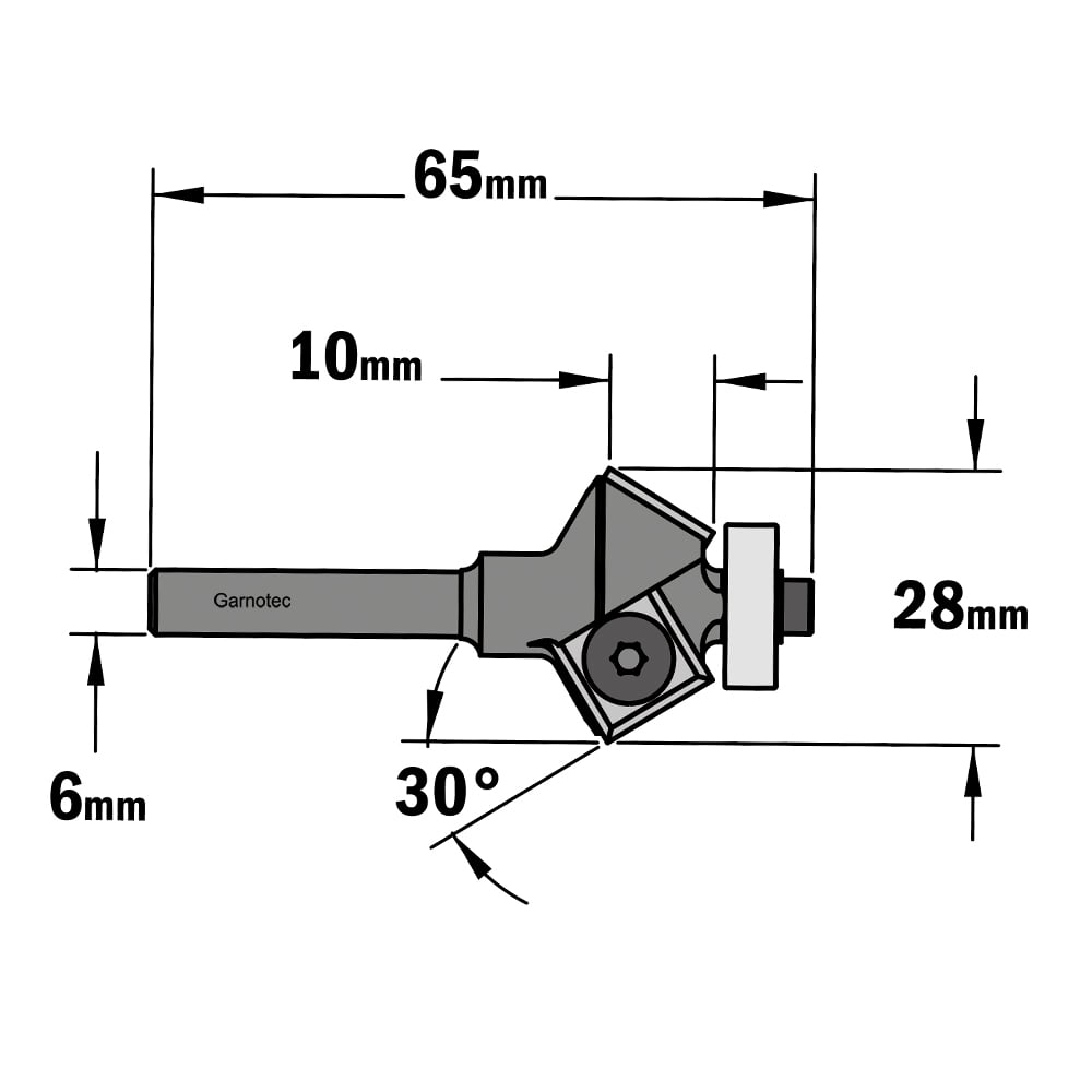 Schuine kantenfrees, HWM