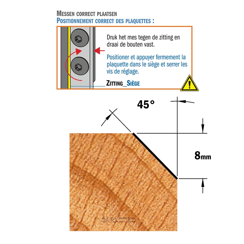 Schuine kantenfrees, HWM
