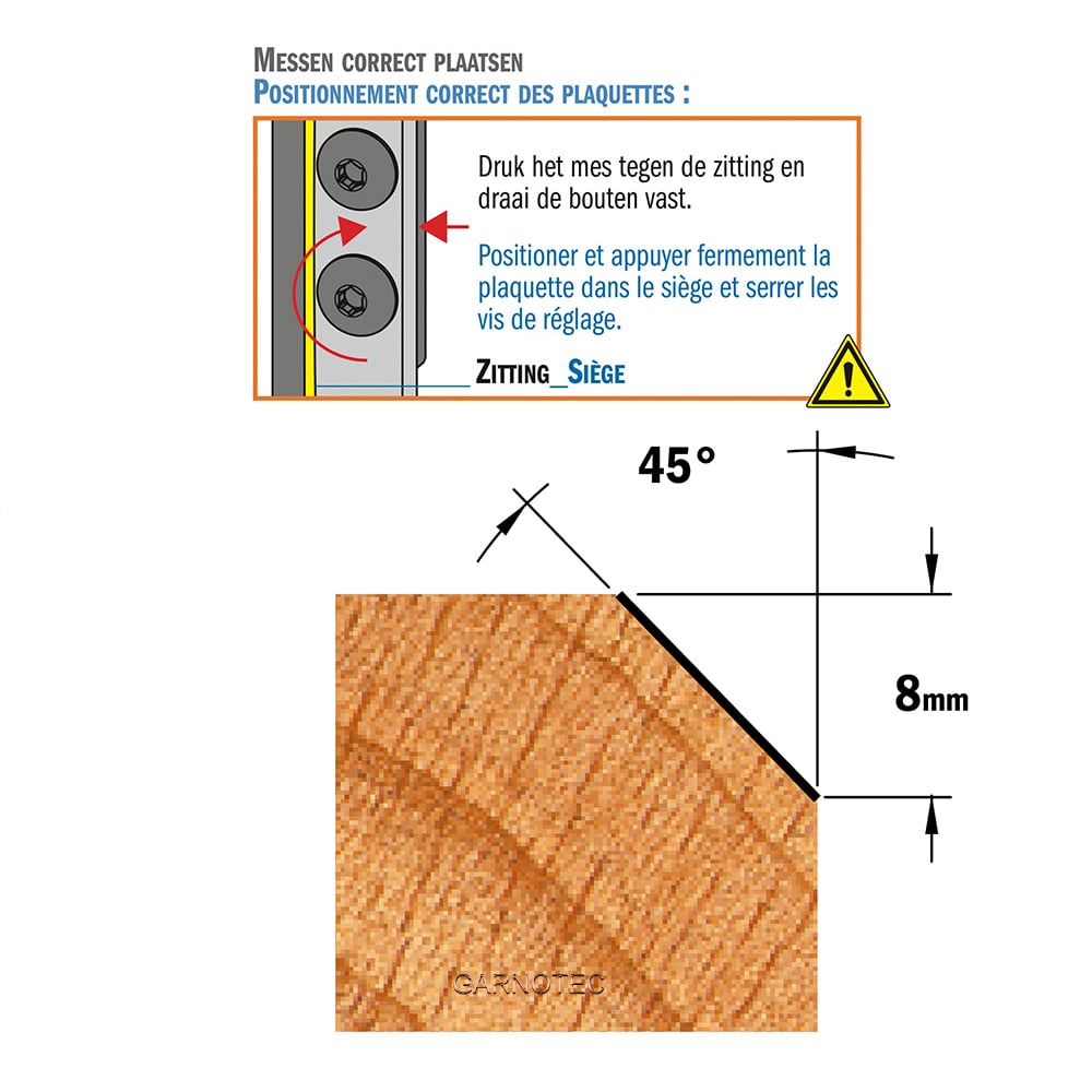 Schuine kantenfrees, HWM