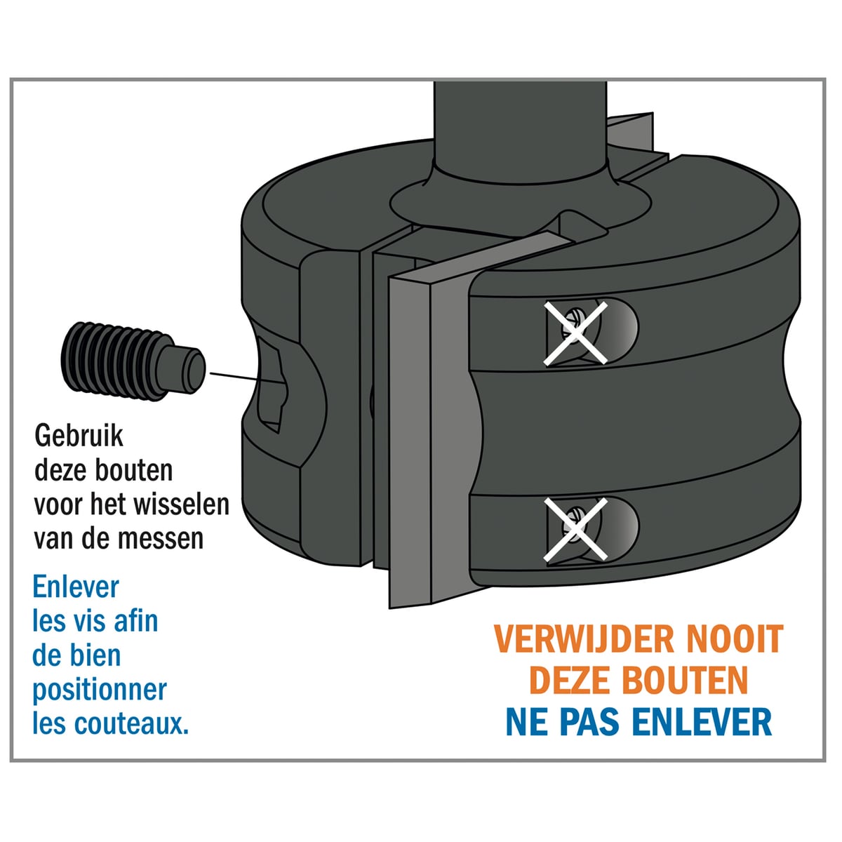 CNC profielfreeskop voor profielmessen (art 690)