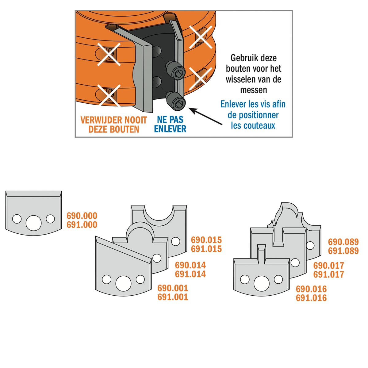 7-delige profielfreesset (MAN)