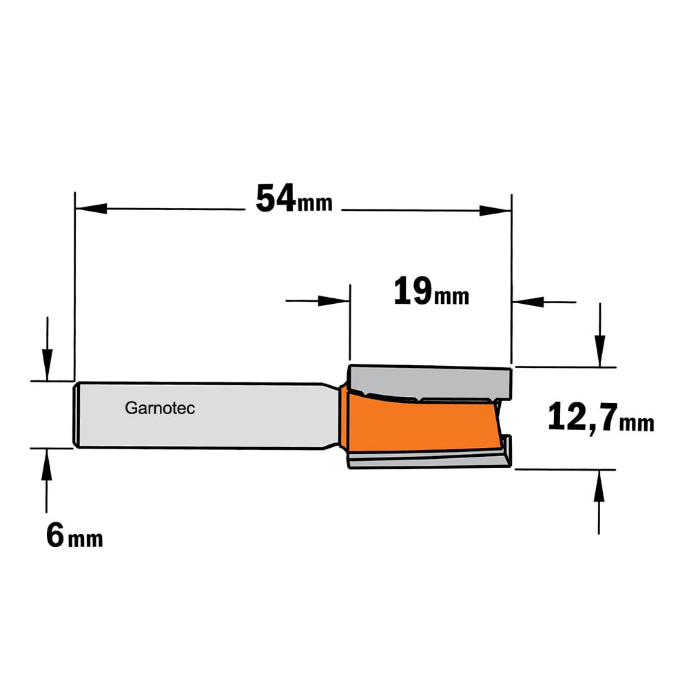 Sponning- en kantenfrees , HW