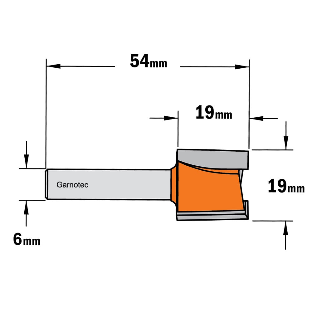 Sponning- en kantenfrees , HW