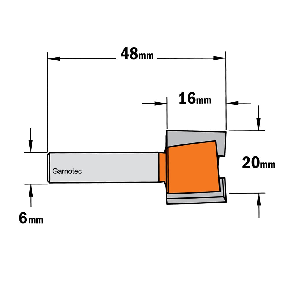 Sponning- en kantenfrees , HW