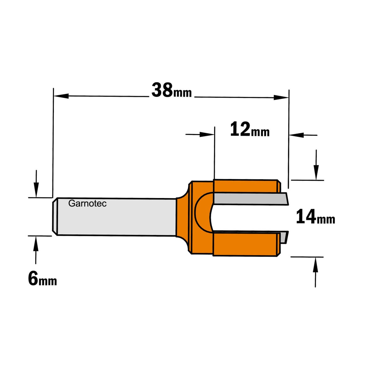 Sponning- en kantenfrees , HW