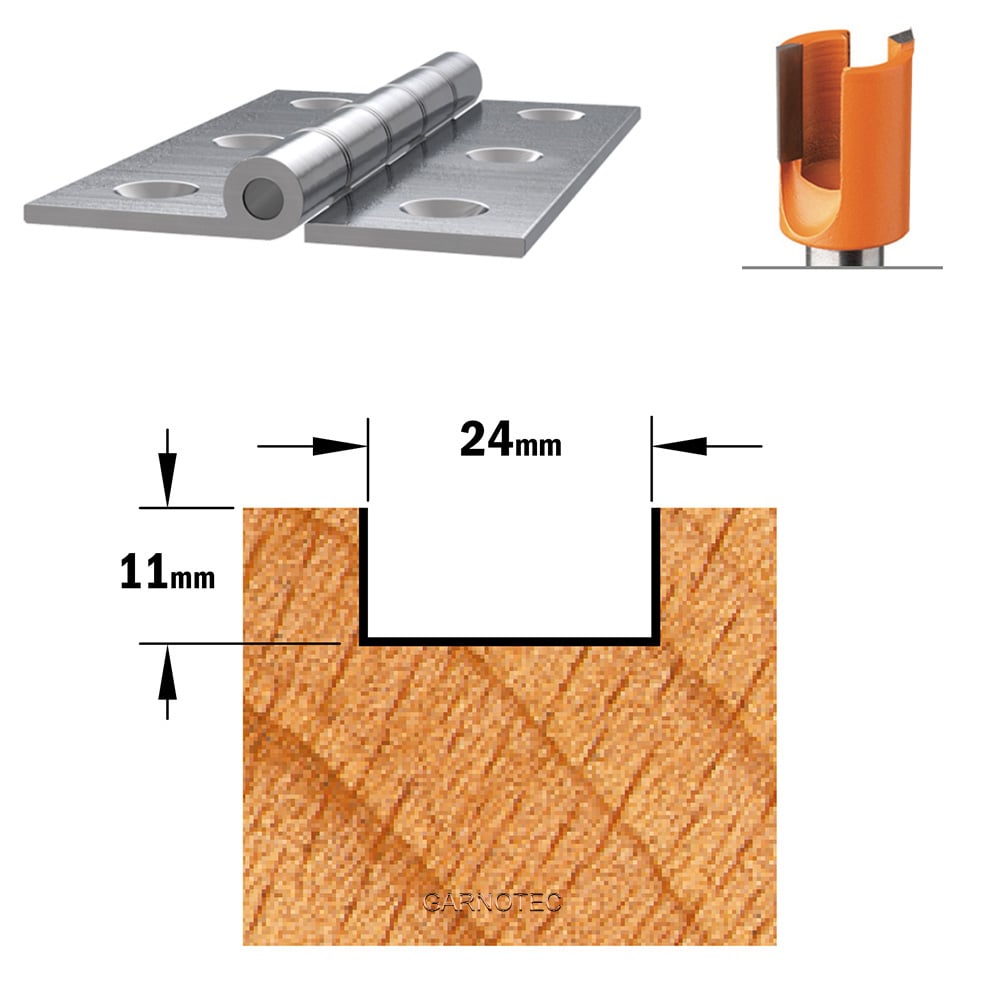 Sponning- en kantenfrees , HW