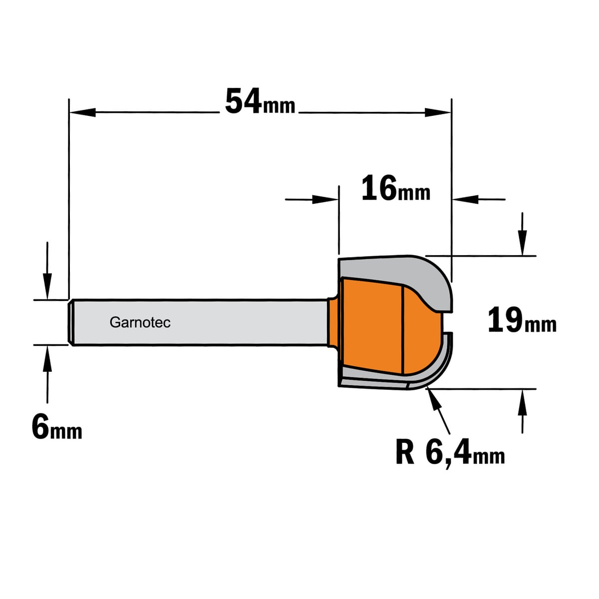 Houten vaatwerk frees, HW