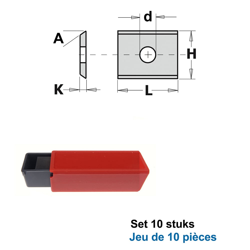 HWM wisselmessen 12mm (per 10 st.)