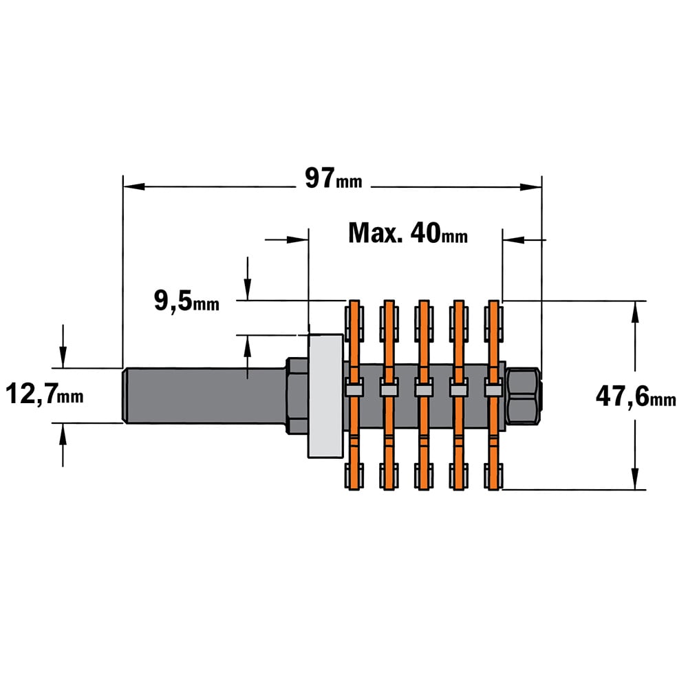 Tandverbindingsfrees, HW