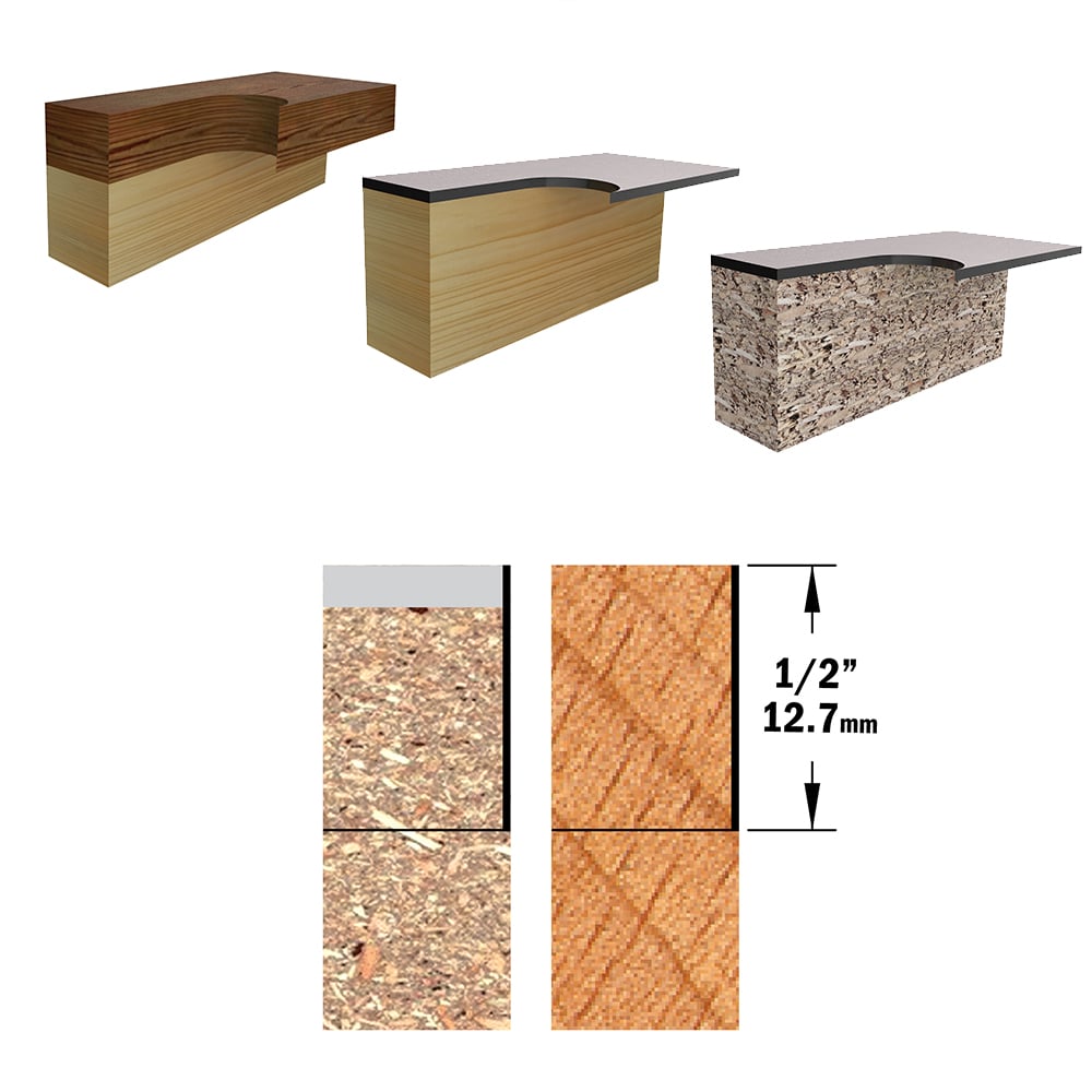 Uitloopfrees met kogellager, HW