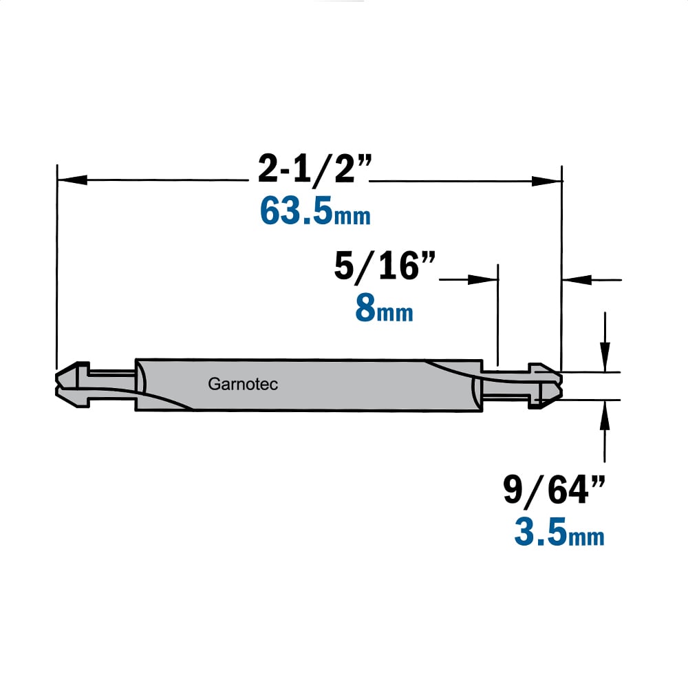 V-groeffrees (voor rubbere tochtstrip), HWM