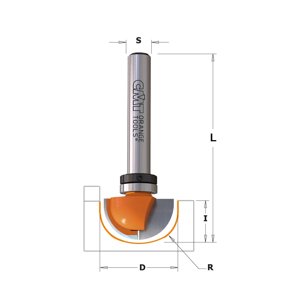 Bolle radiusfrees met kogellager, HW