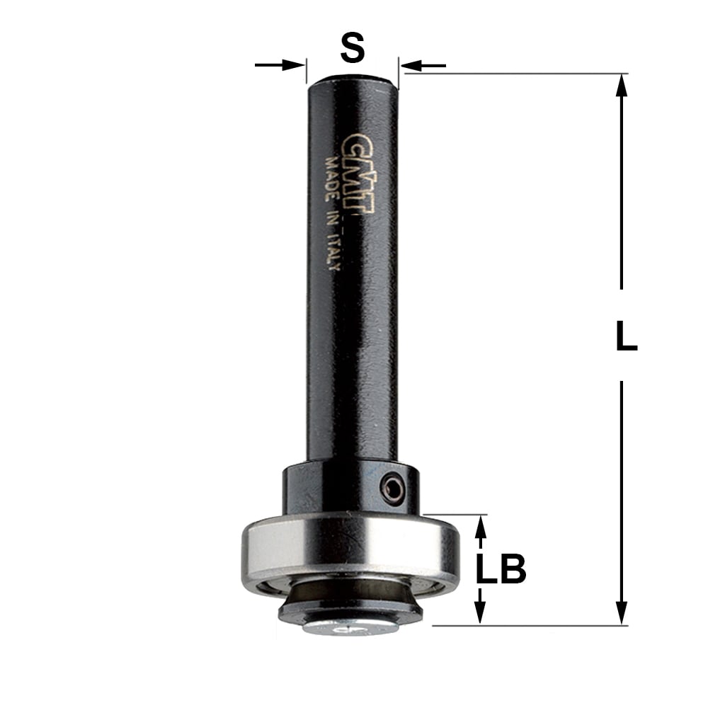 Spindel met kogellager