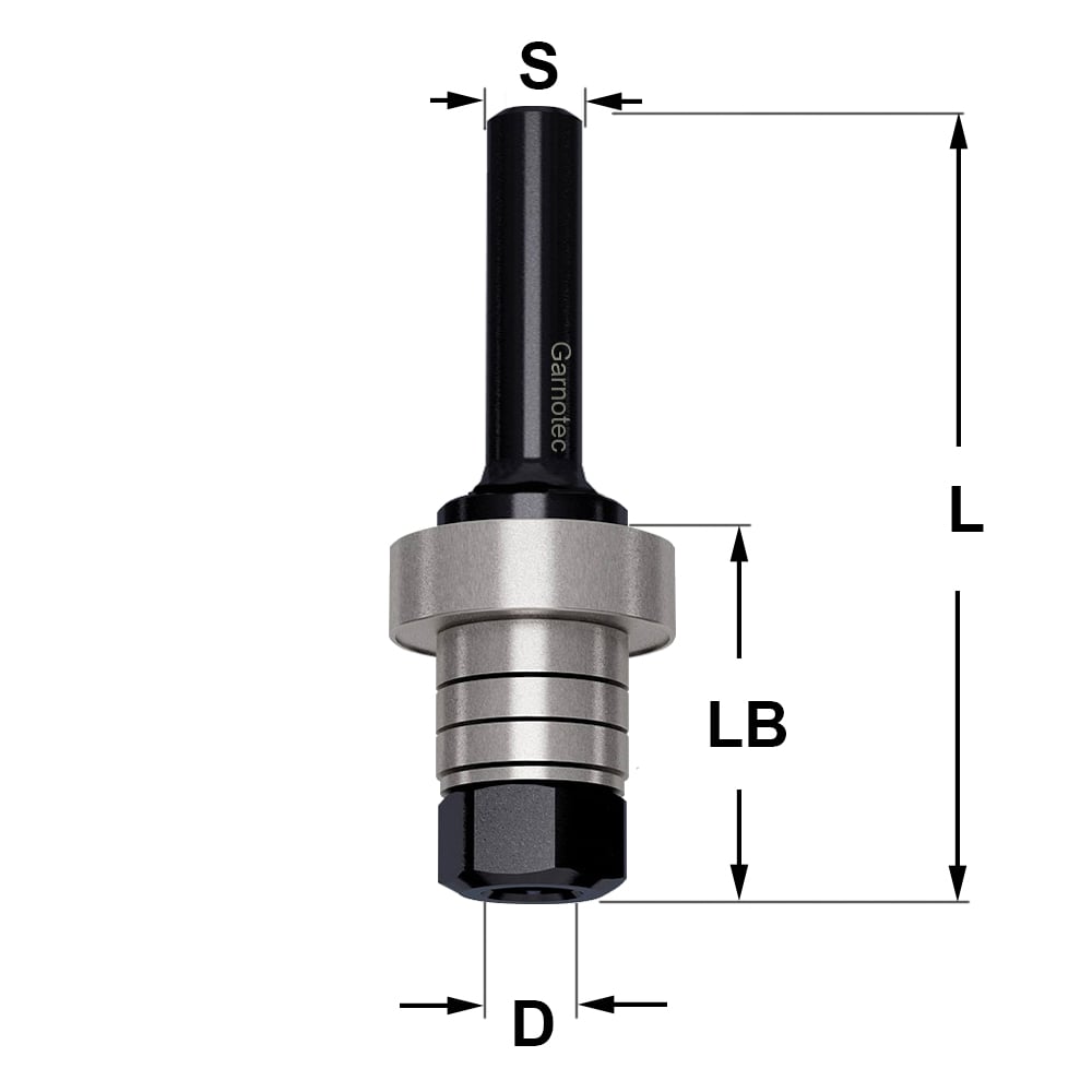 Spindel met kogellager
