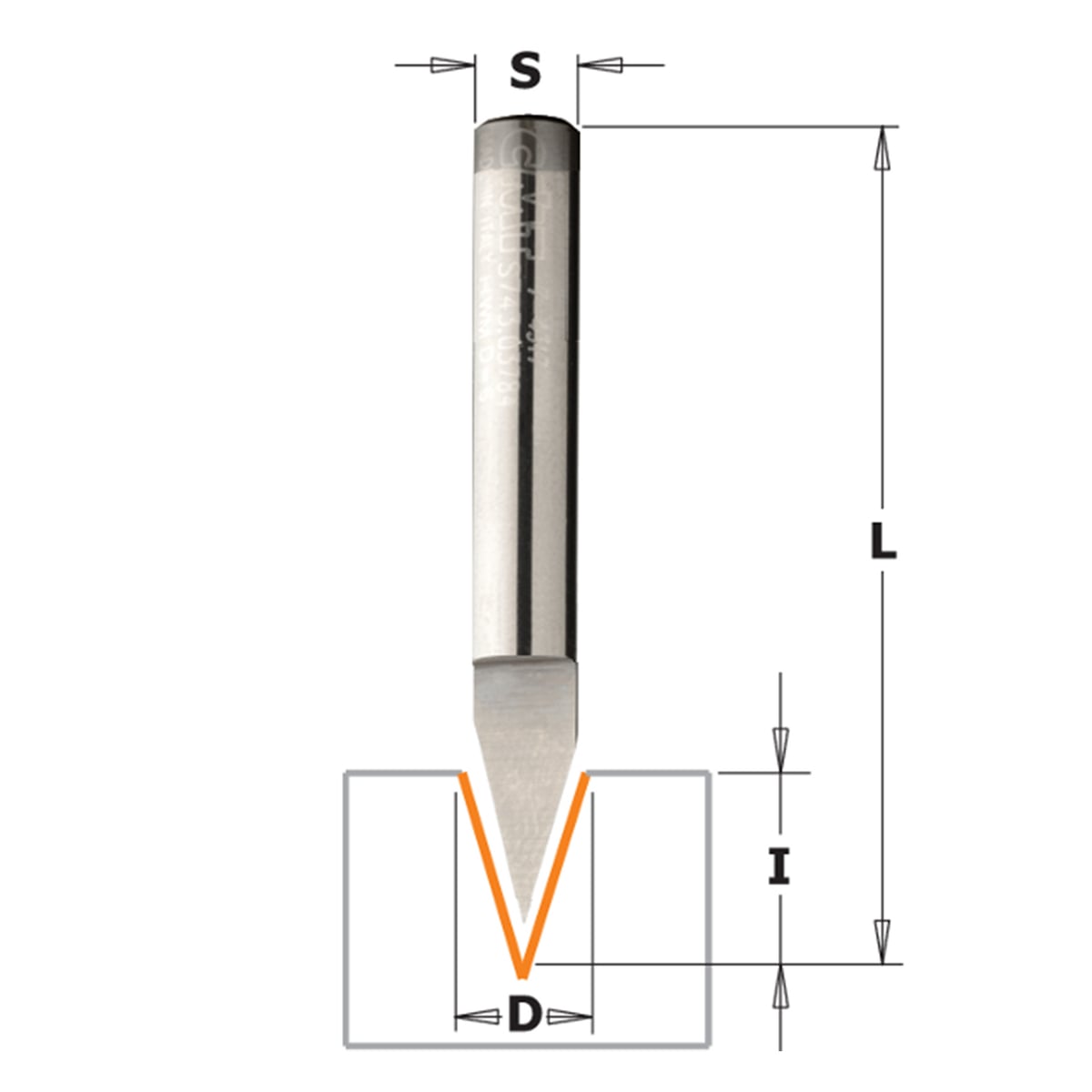Laser point frees 35°, HWM