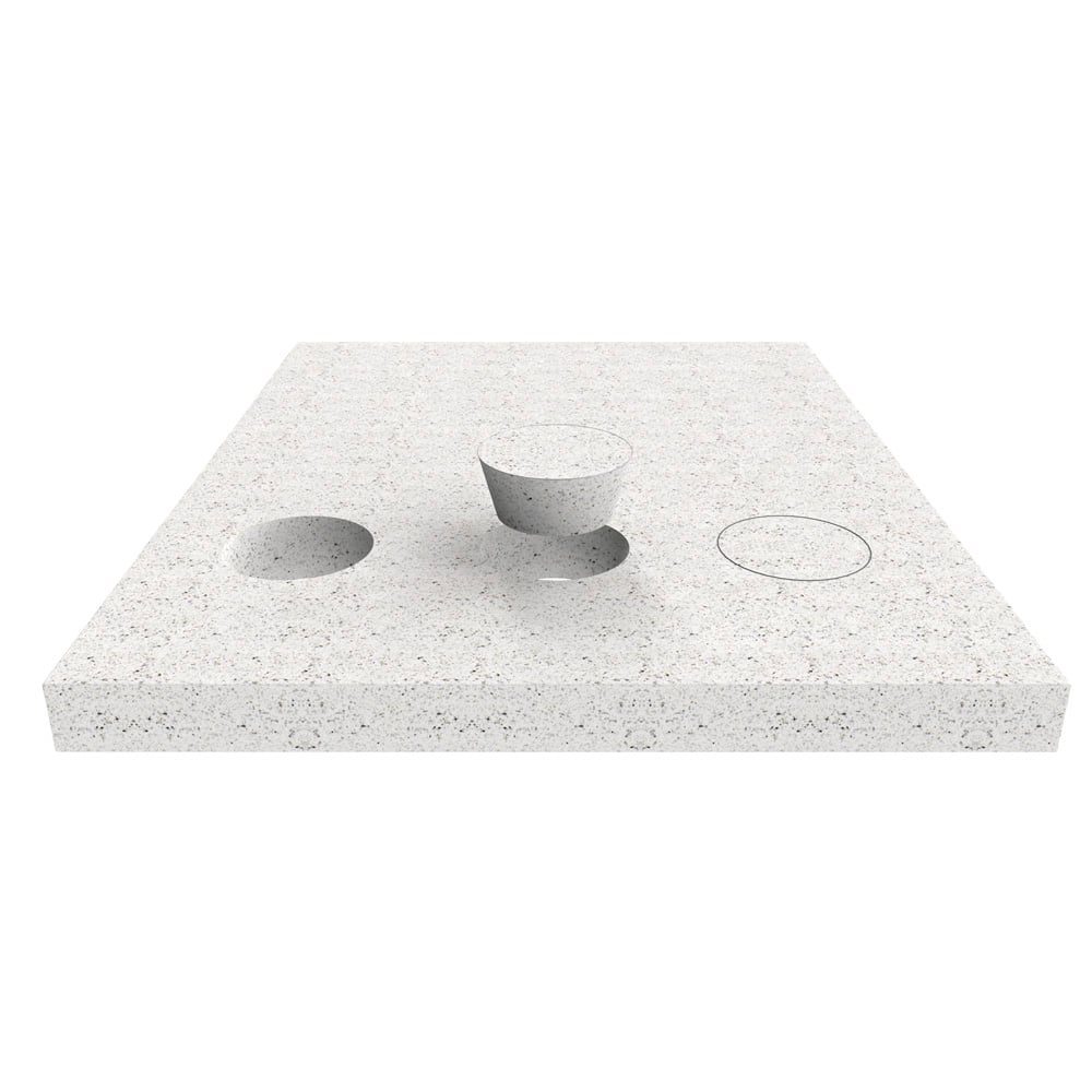 Reparatiefreesset voor massieve plaatmaterialen, HW