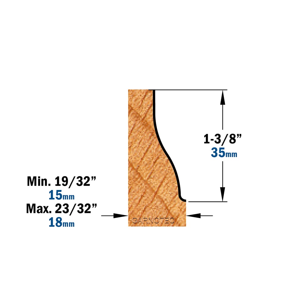 Verticale platbandfrees, HW