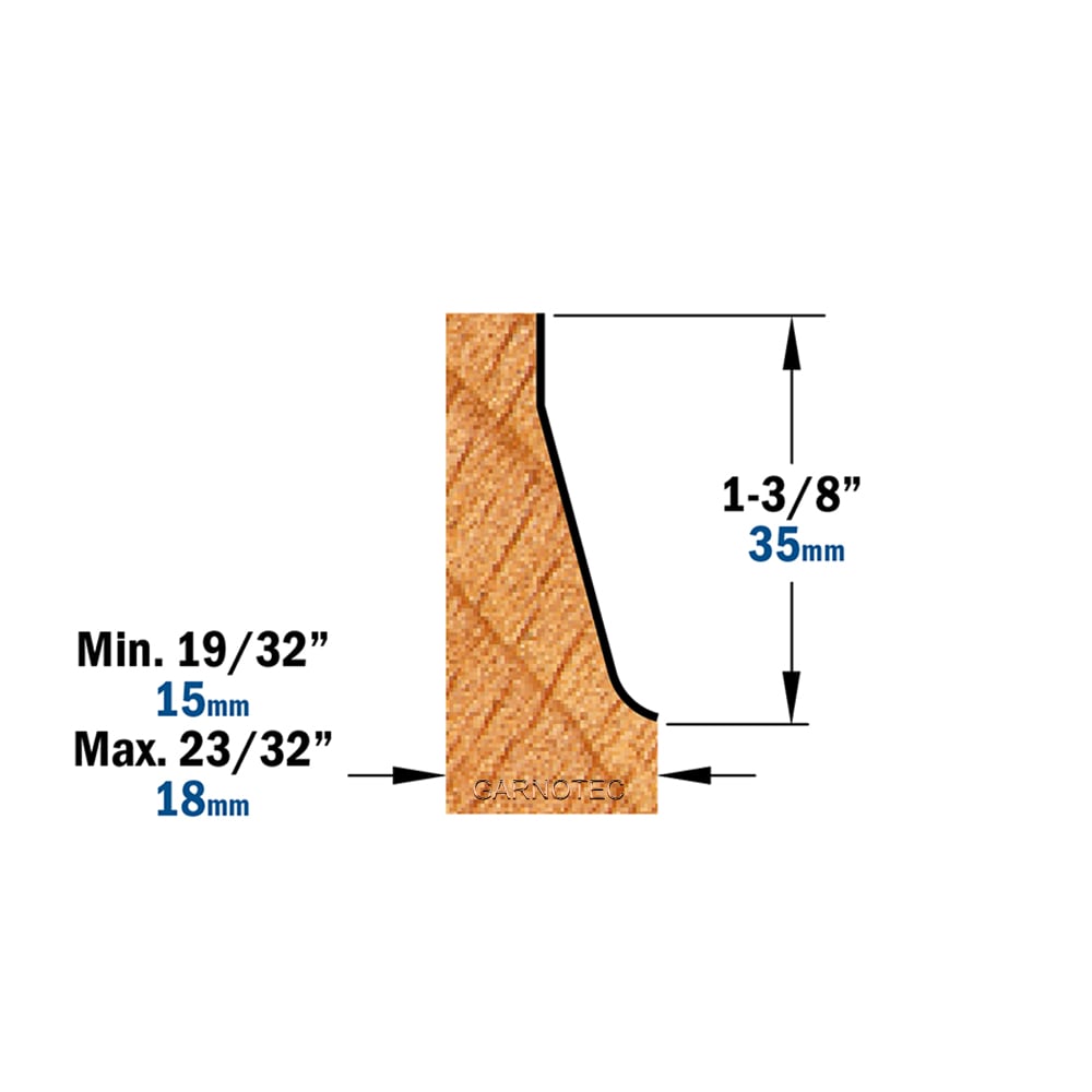Verticale platbandfrees, HW