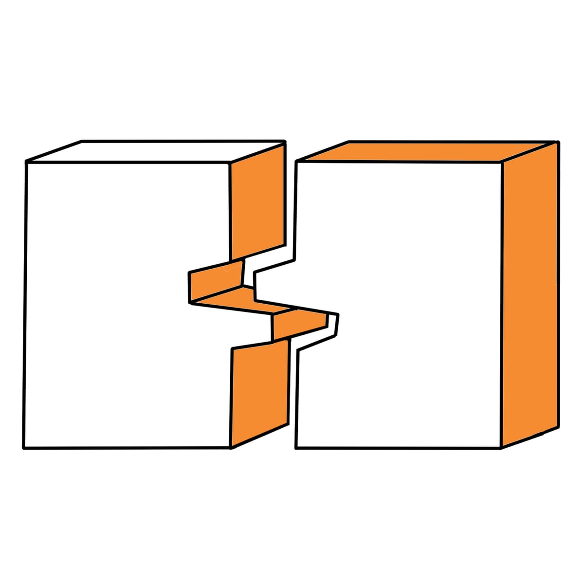 Trapezium verlijmfrees, HW