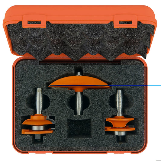 3-delige keukendeurfrezenset, profiel D, HW