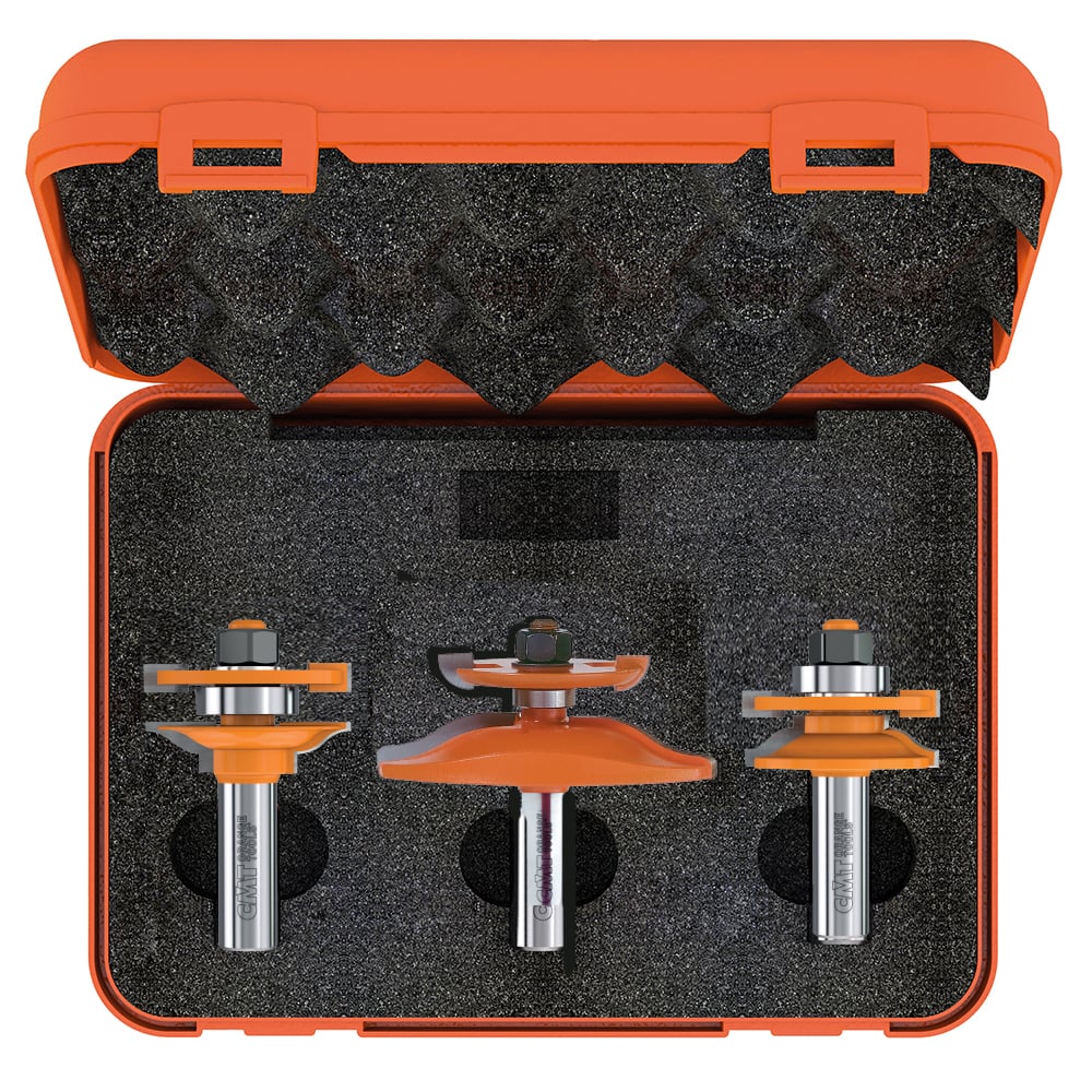 3-delige keukendeurfrezenset, profiel D, HW
