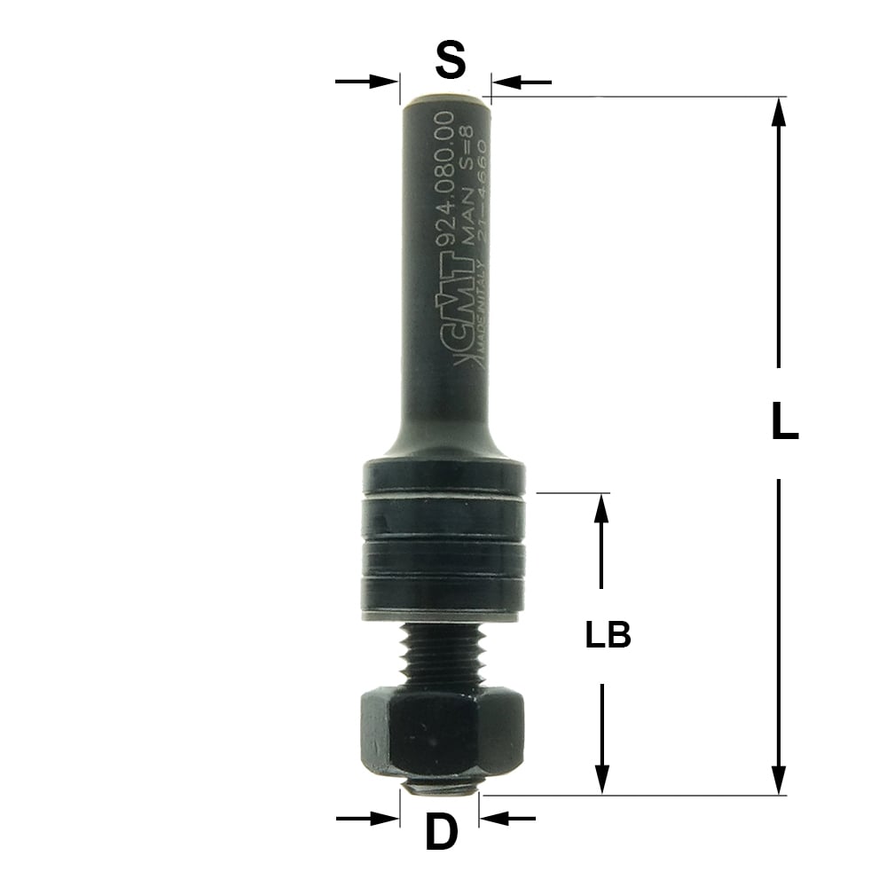 Spindel zonder kogellager