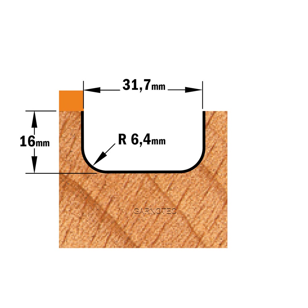 Houten vaatwerk frees, HW