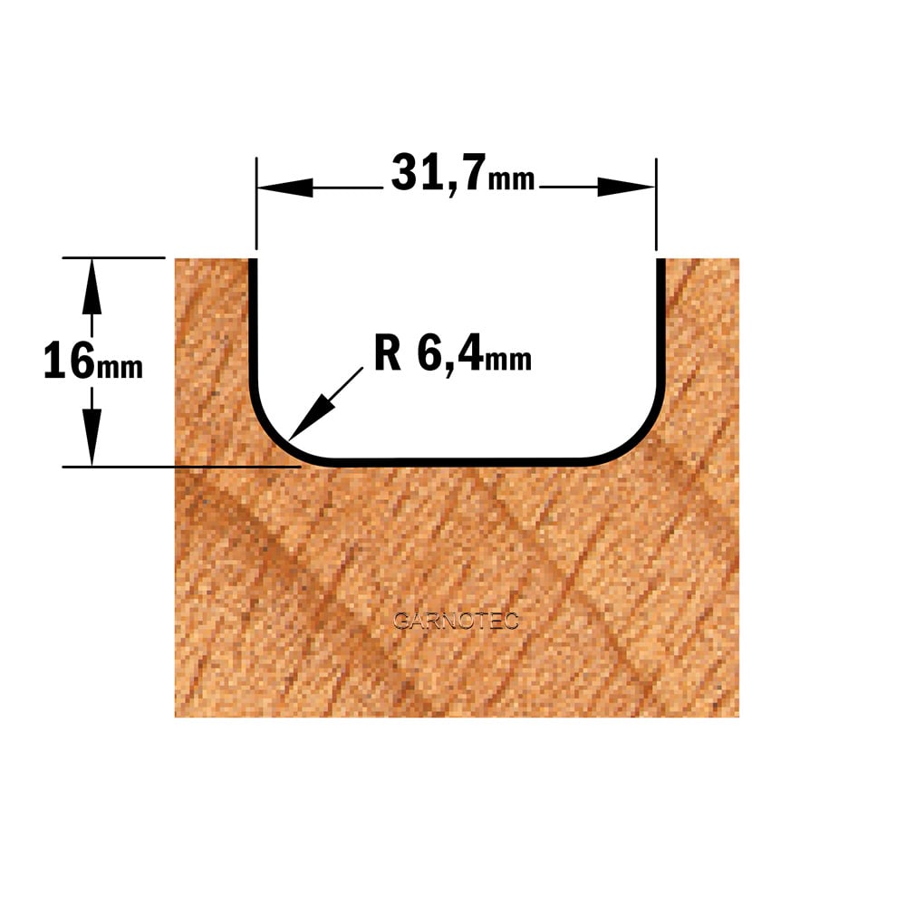 Houten vaatwerk frees, HW
