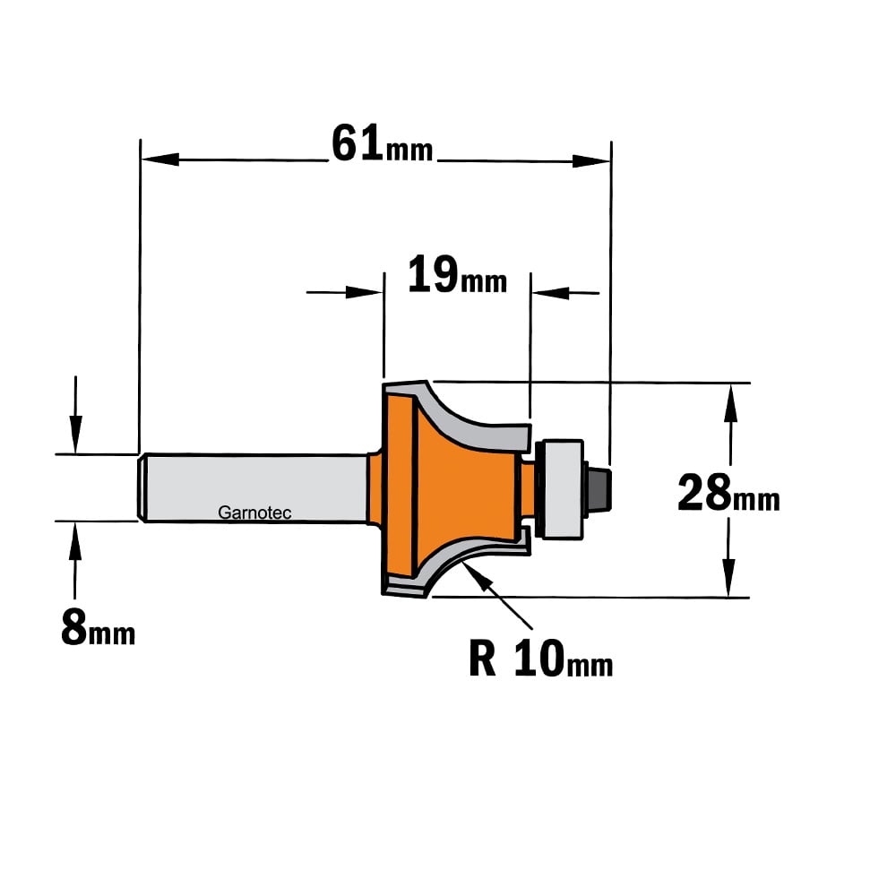 Kruishoutverbindingsfrees prof. C, HW
