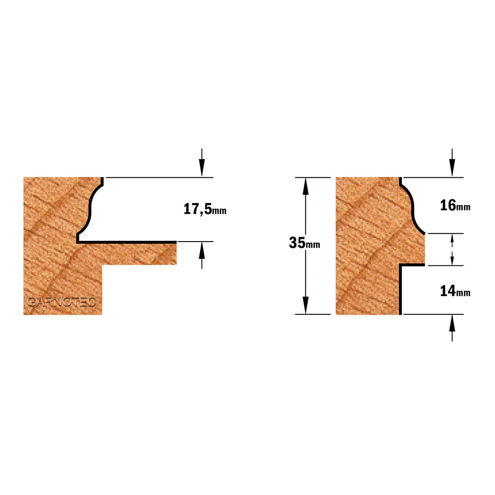 Kruishoutverbindingsfreesset, HW
