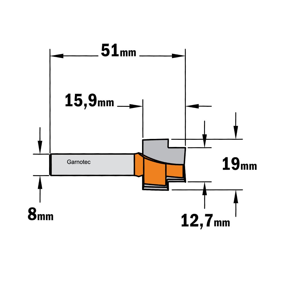 Raambeslag bovenfrees ( Rotofrees ), HW