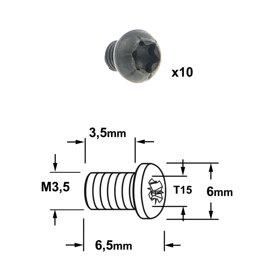 Torx bout 10 stuks