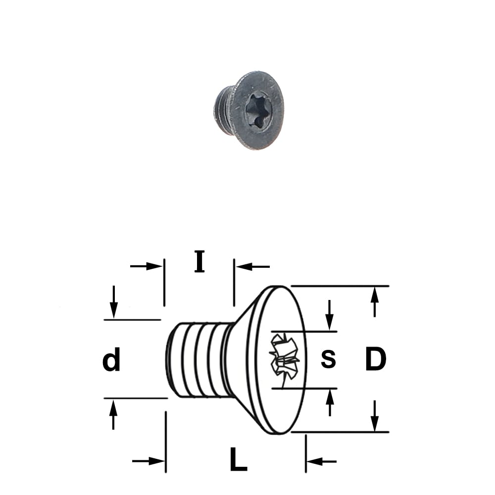 Conische torx bout
