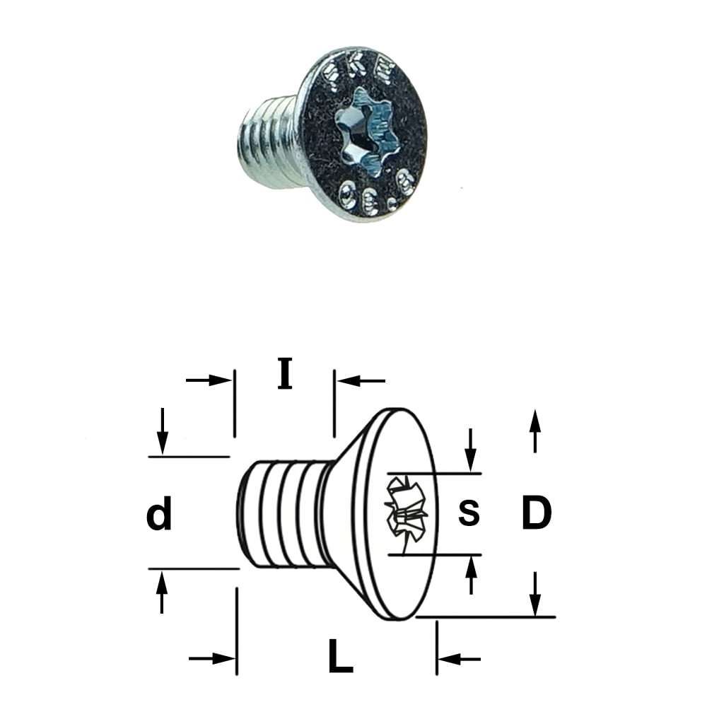 Conische torx bout