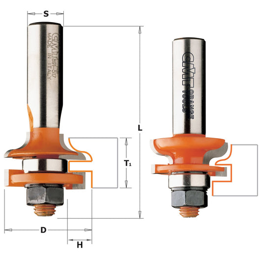 2-delige frees met profiel en conterprofiel, HW