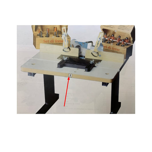 Werktafel 430x400 mm in MDF, dikte 20mm