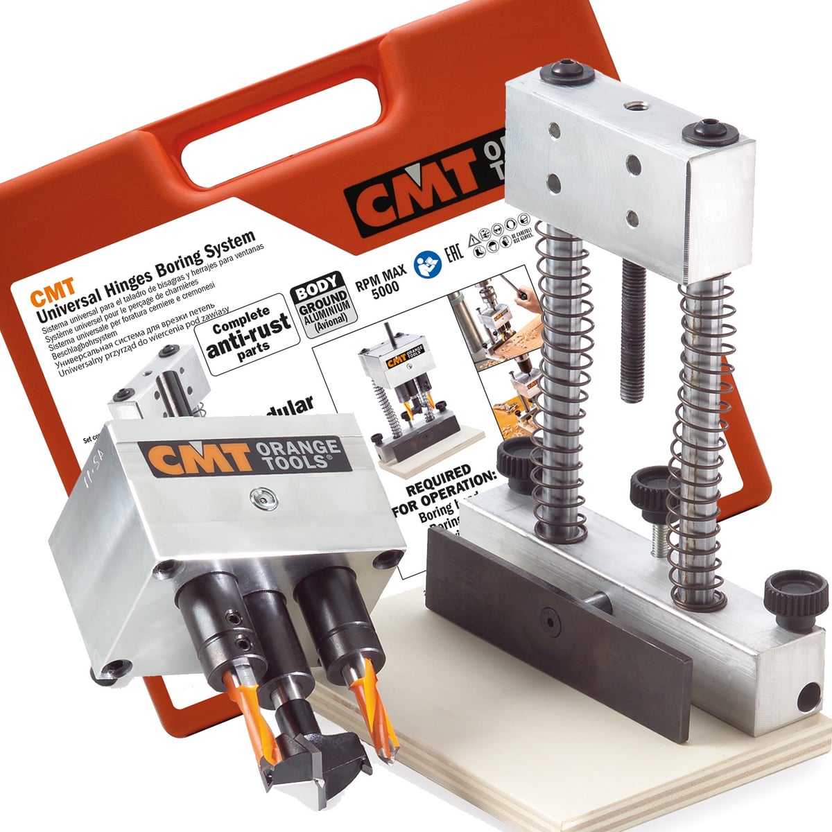Scharnierboor systeemset