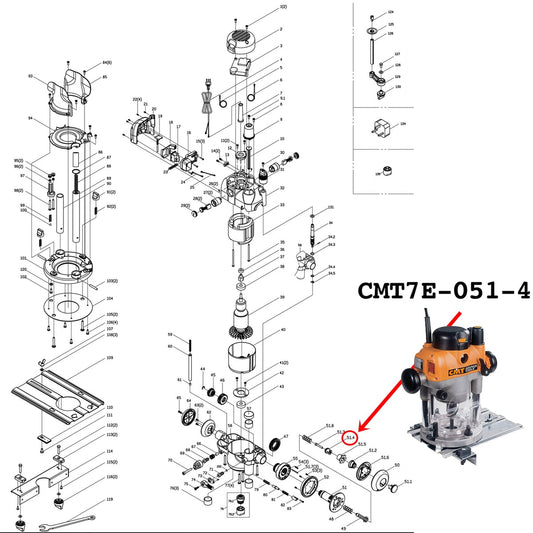 51.4_PLUNGE HANDLE ROTOR (2400 W)