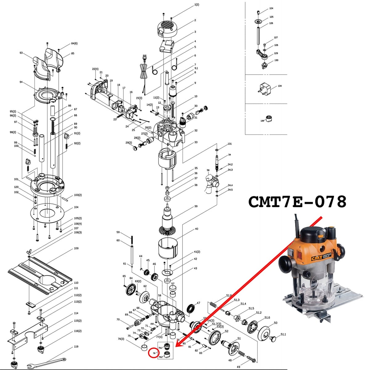 78_CHUCK SHAFT (TRA317A)
