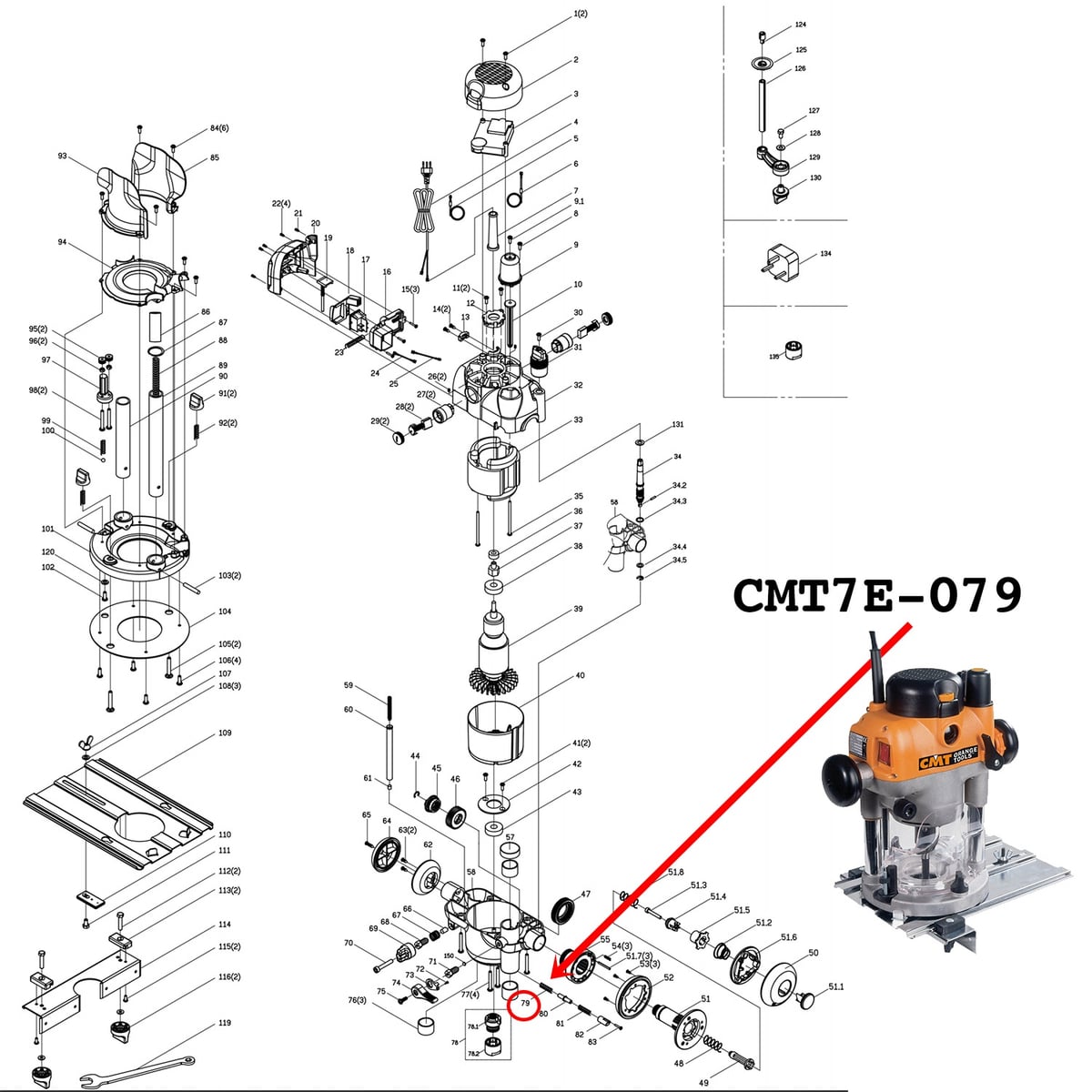 79_SPRING, SHAFT LOCK (INNER)
