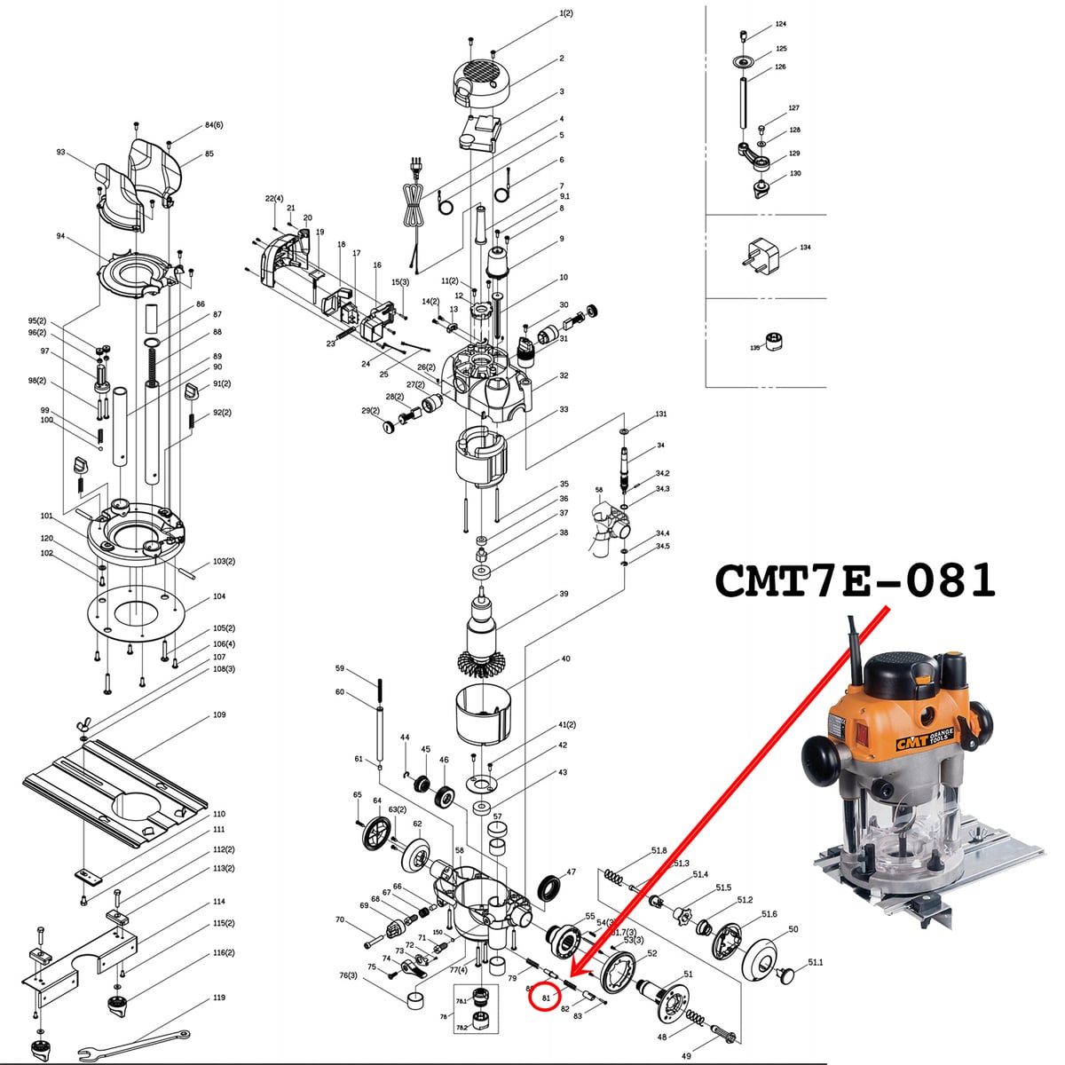 81_SPRING, SHAFT LOCK (OUTER)