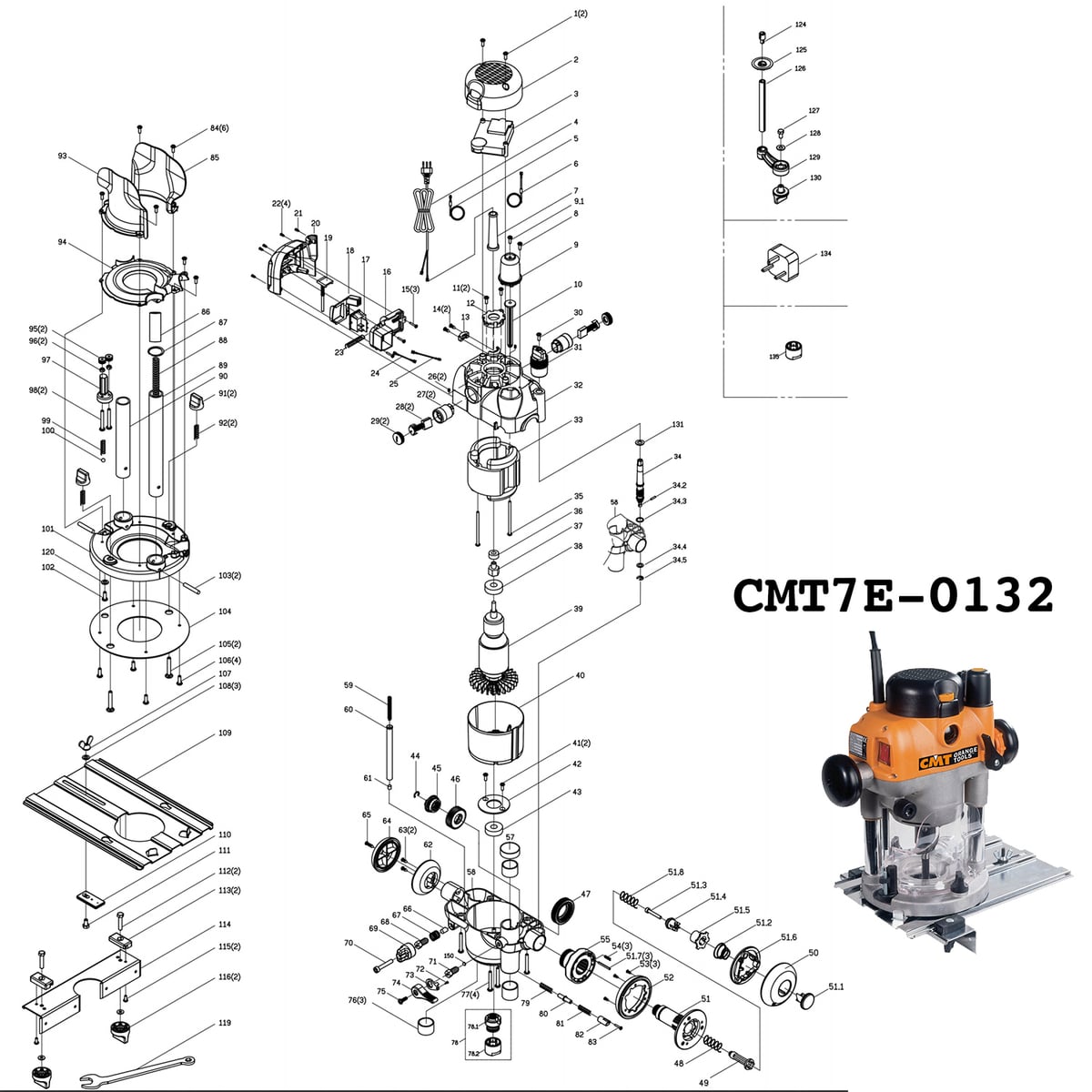 onderdeel CMT7E