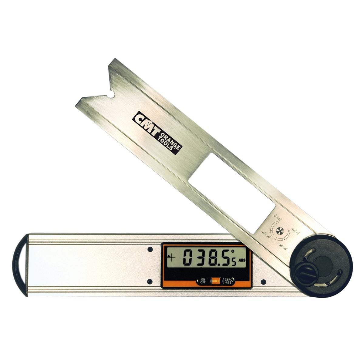 Digitale waterpas met hoekmeter