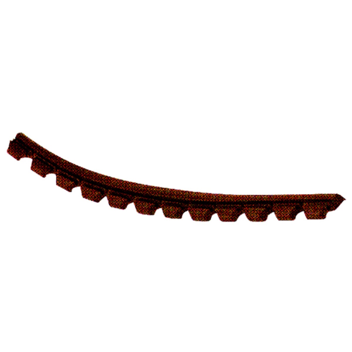 Rubber strip voor glaspaneel 8 meter lengte