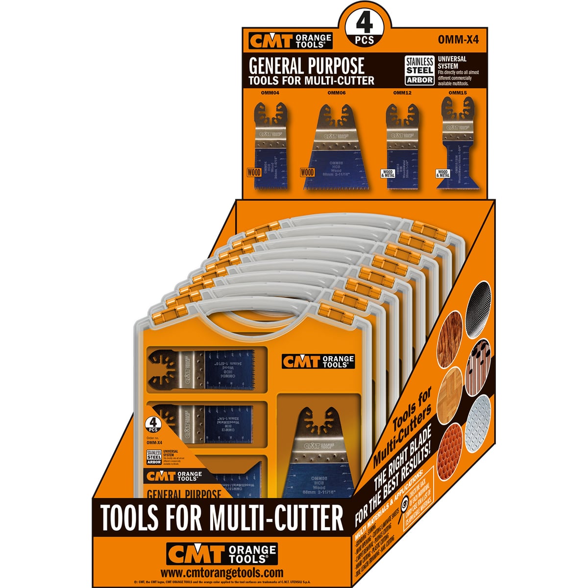 4-delige Multifunctionele set voor oscillerende multitools